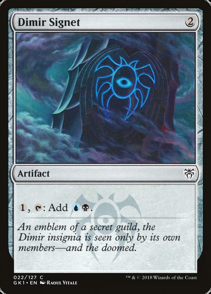 Dimir Signet [Guilds of Ravnica Guild Kit] MTG Single Magic: The Gathering | Red Claw Gaming