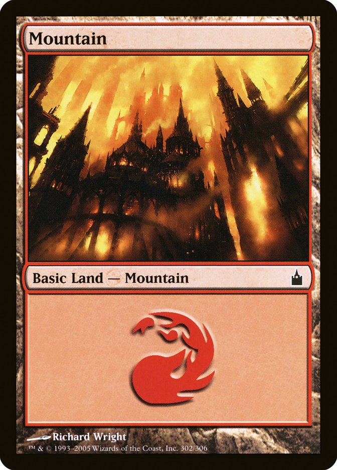 Mountain (302) [Ravnica: City of Guilds] MTG Single Magic: The Gathering | Red Claw Gaming