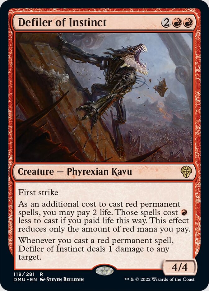 Defiler of Instinct [Dominaria United] MTG Single Magic: The Gathering | Red Claw Gaming