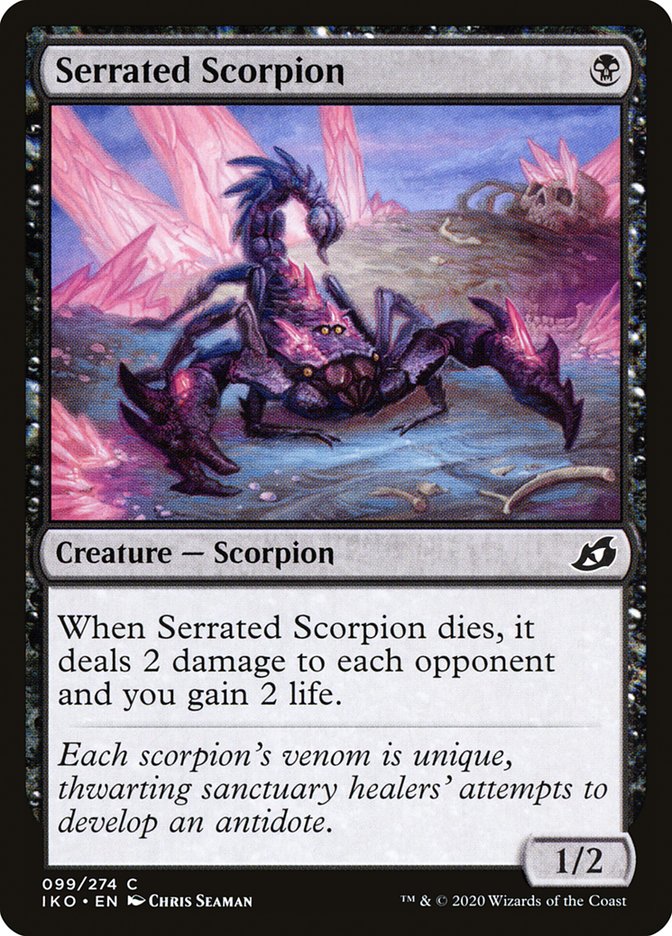 Serrated Scorpion [Ikoria: Lair of Behemoths] MTG Single Magic: The Gathering | Red Claw Gaming