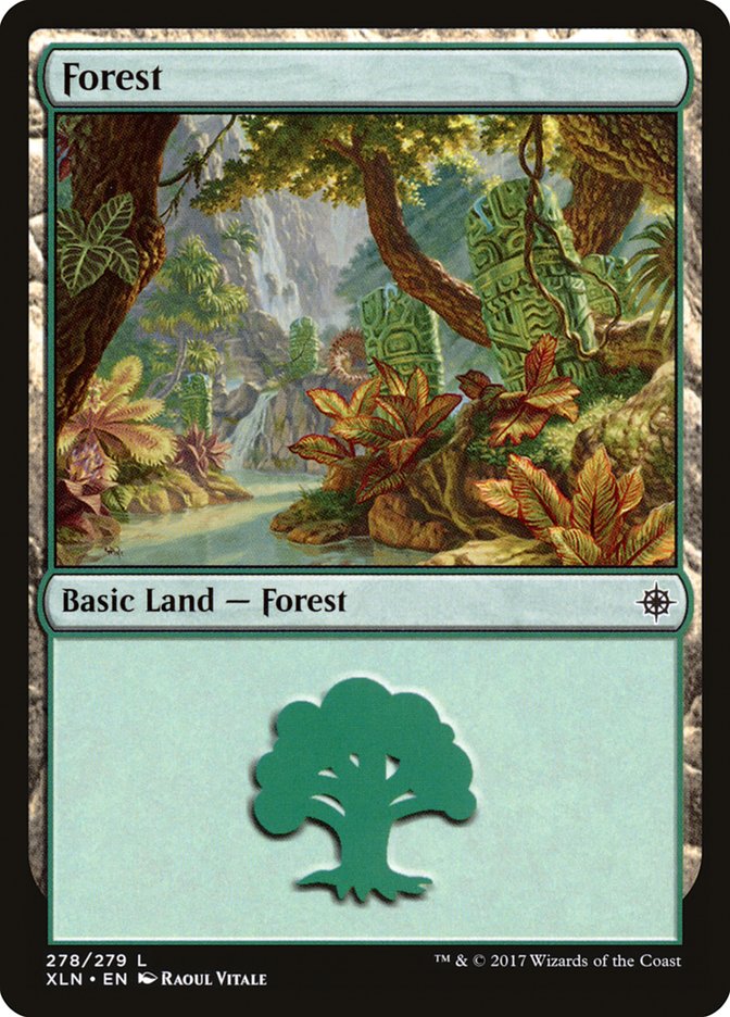 Forest (278) [Ixalan] MTG Single Magic: The Gathering | Red Claw Gaming