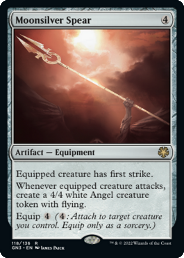 Moonsilver Spear [Game Night: Free-for-All] MTG Single Magic: The Gathering | Red Claw Gaming