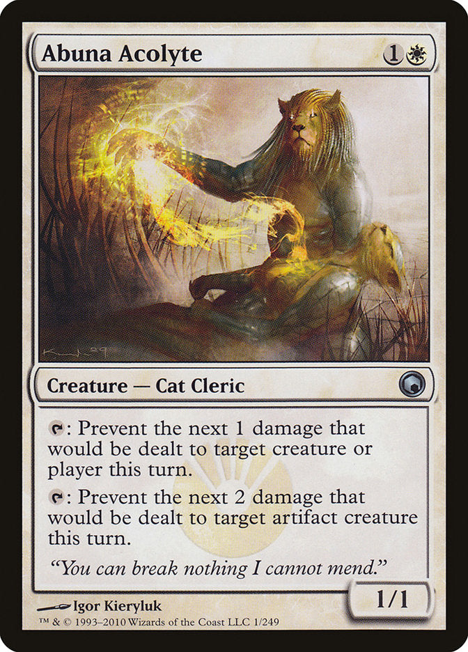 Abuna Acolyte [Scars of Mirrodin] MTG Single Magic: The Gathering | Red Claw Gaming