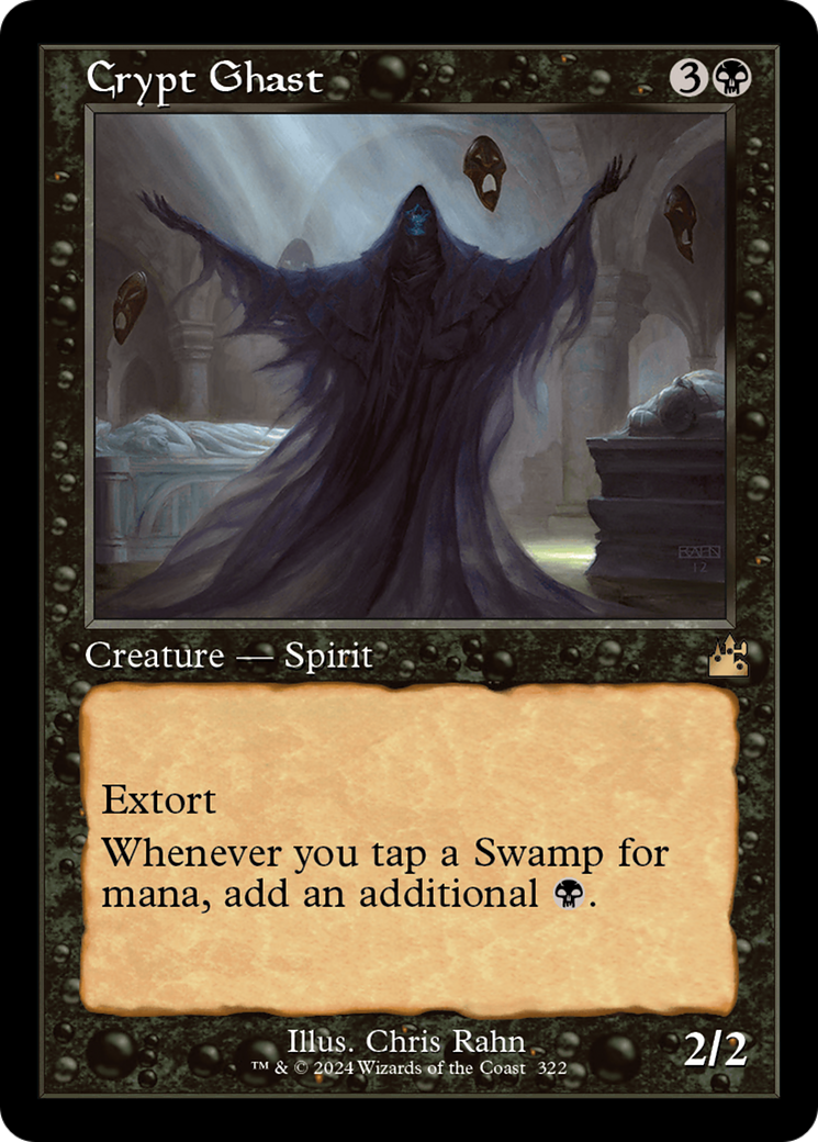 Crypt Ghast (Retro Frame) [Ravnica Remastered] MTG Single Magic: The Gathering | Red Claw Gaming