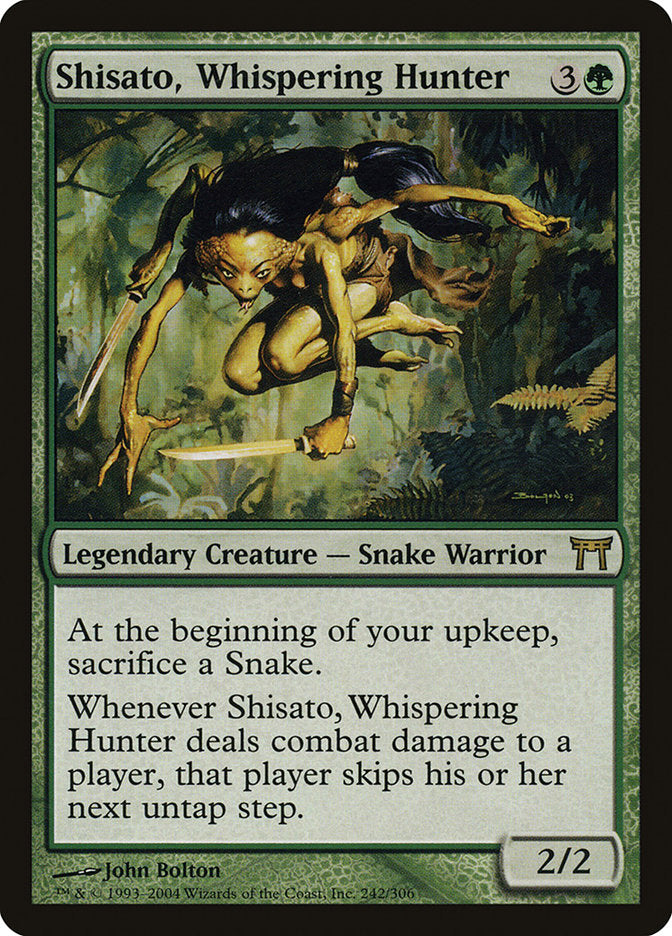 Shisato, Whispering Hunter [Champions of Kamigawa] MTG Single Magic: The Gathering | Red Claw Gaming