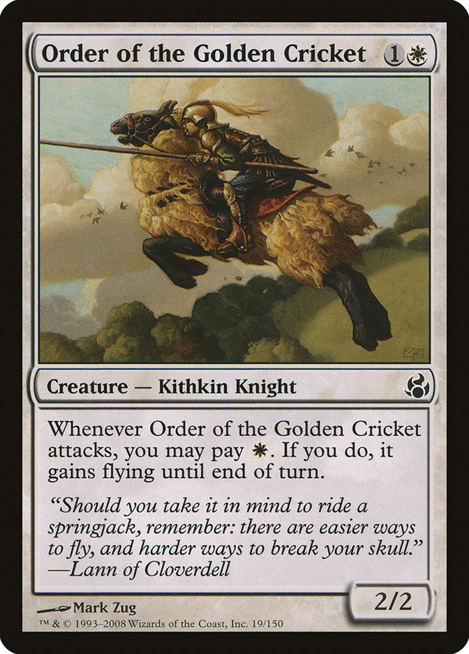 Order of the Golden Cricket [Morningtide] MTG Single Magic: The Gathering | Red Claw Gaming