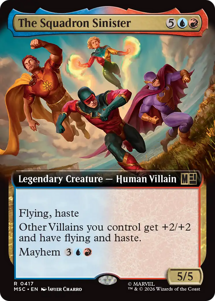 The Squadron Sinister (Extended Art) [Marvel Super Heroes Commander] | Red Claw Gaming