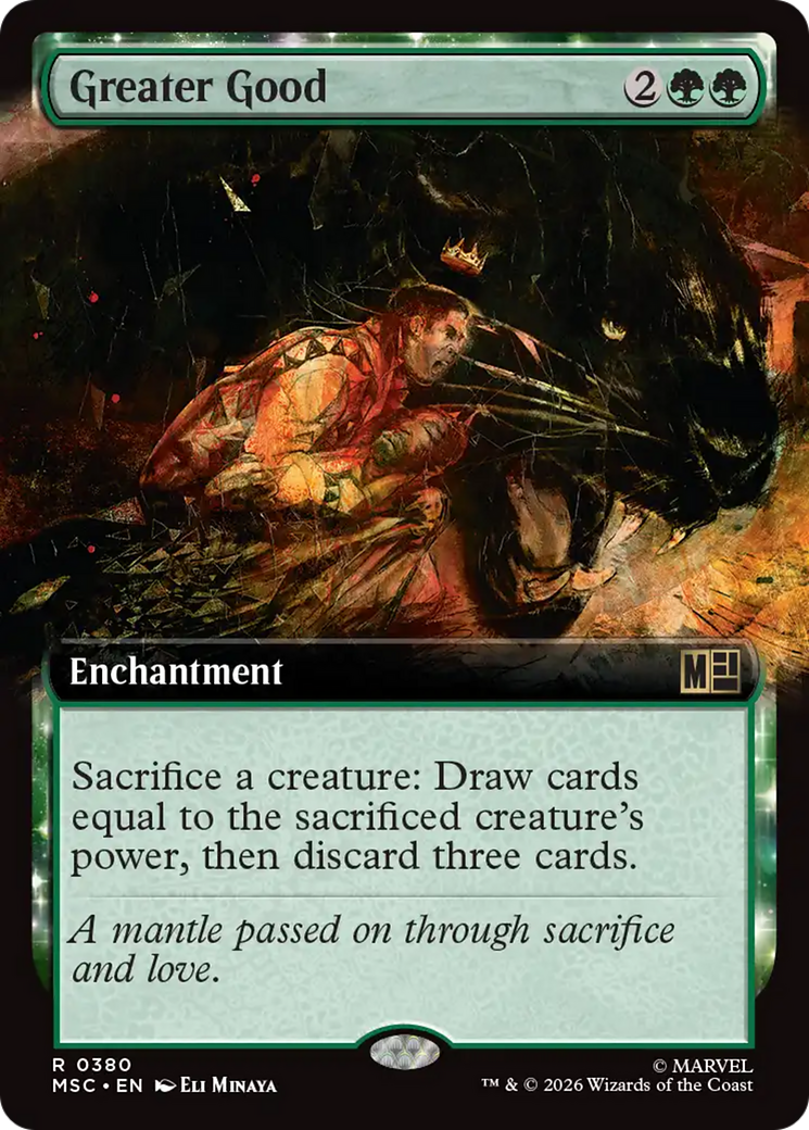 Greater Good (Extended Art) [Marvel Super Heroes Commander] | Red Claw Gaming