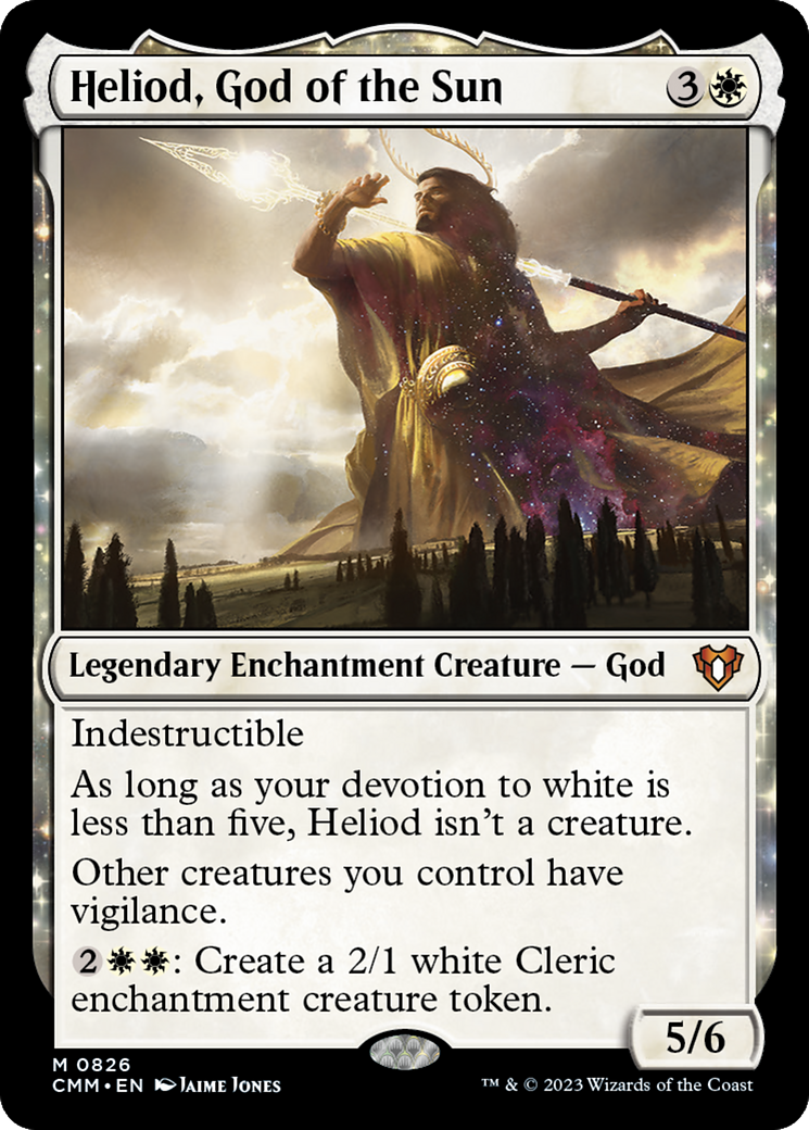 Heliod, God of the Sun [Commander Masters] MTG Single Magic: The Gathering | Red Claw Gaming