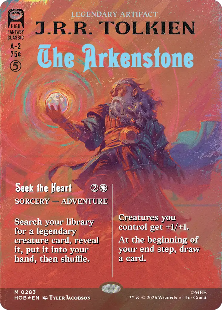 The Arkenstone (Borderless) (Surge Foil) [The Hobbit] MTG Single Magic: The Gathering | Red Claw Gaming