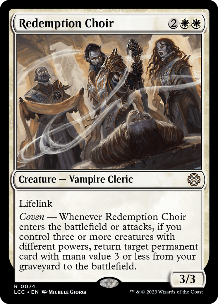 Redemption Choir [The Lost Caverns of Ixalan Commander] MTG Single Magic: The Gathering | Red Claw Gaming