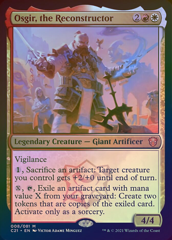 Osgir, the Reconstructor (Display Commander) [Commander 2021] MTG Single Magic: The Gathering | Red Claw Gaming