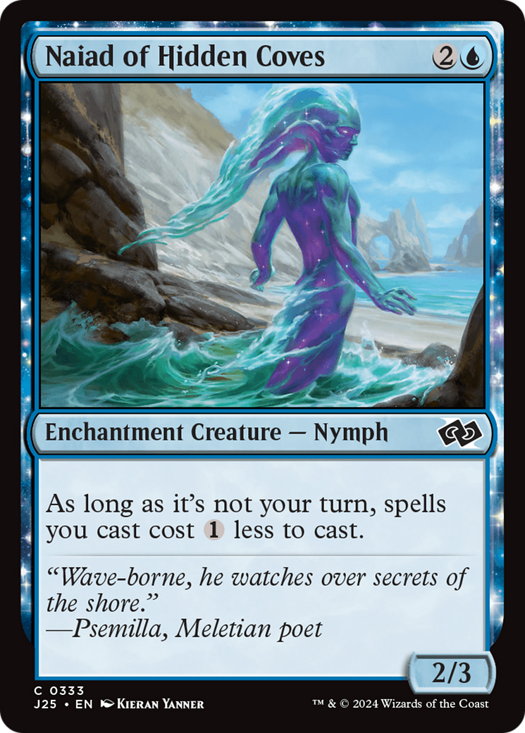 Naiad of Hidden Coves [Foundations Jumpstart] MTG Single Magic: The Gathering | Red Claw Gaming