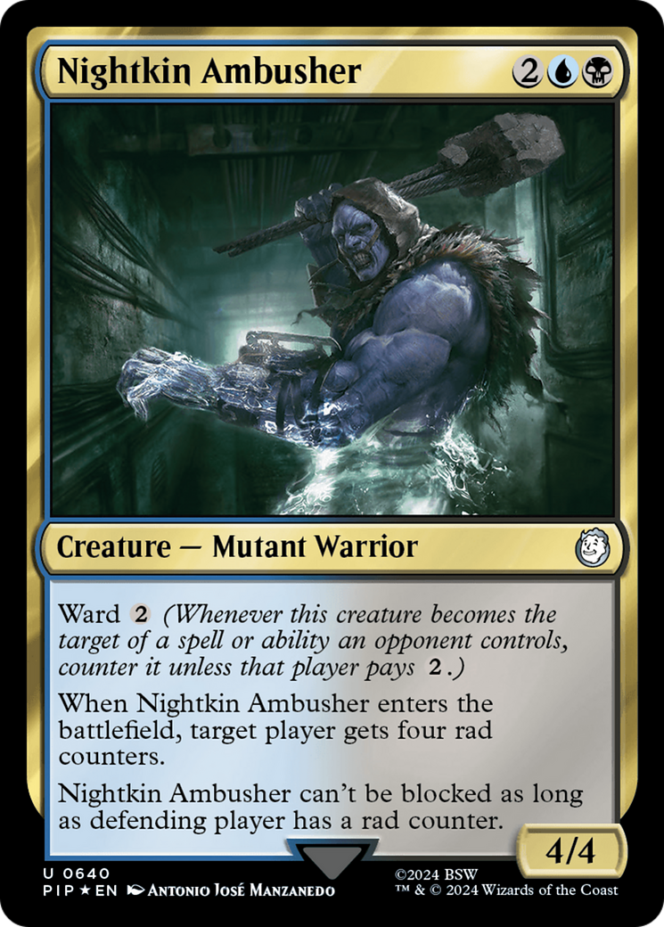Nightkin Ambusher (Surge Foil) [Fallout] MTG Single Magic: The Gathering | Red Claw Gaming