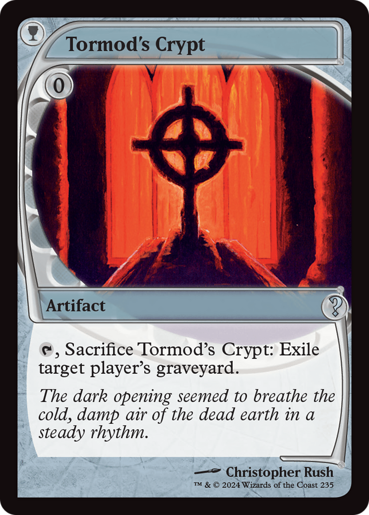 Tormod's Crypt (Future Sight) [Mystery Booster 2] MTG Single Magic: The Gathering | Red Claw Gaming