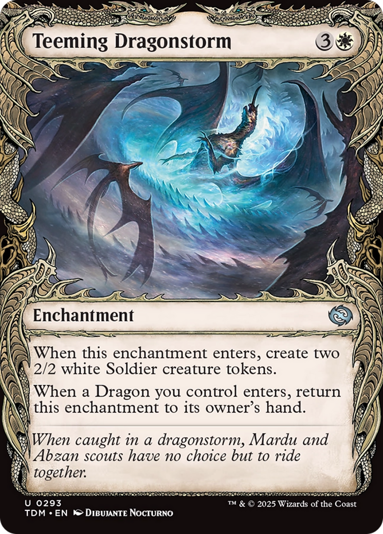 Teeming Dragonstorm (Showcase) [Tarkir: Dragonstorm] MTG Single Magic: The Gathering | Red Claw Gaming