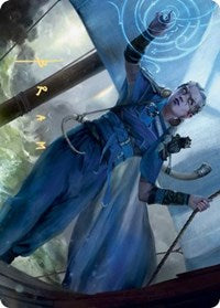 Inga Rune-Eyes Art Card (Gold-Stamped Signature) [Kaldheim Art Series] MTG Single Magic: The Gathering | Red Claw Gaming