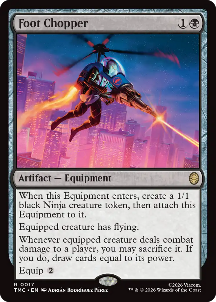 Foot Chopper [Teenage Mutant Ninja Turtles Commander] MTG Single Magic: The Gathering | Red Claw Gaming