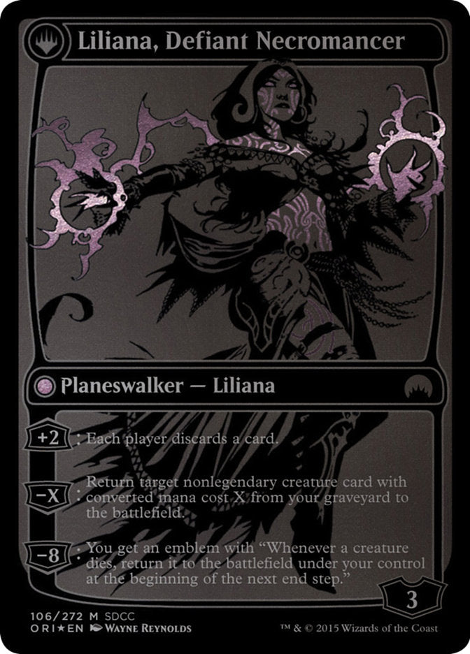 Liliana, Heretical Healer // Liliana, Defiant Necromancer [San Diego Comic-Con 2015] MTG Single Magic: The Gathering | Red Claw Gaming