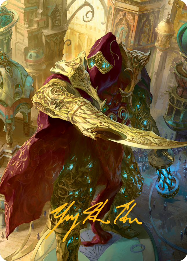 Baral, Chief of Compliance Art Card (Gold-Stamped Signature) [March of the Machine Art Series] MTG Single Magic: The Gathering | Red Claw Gaming