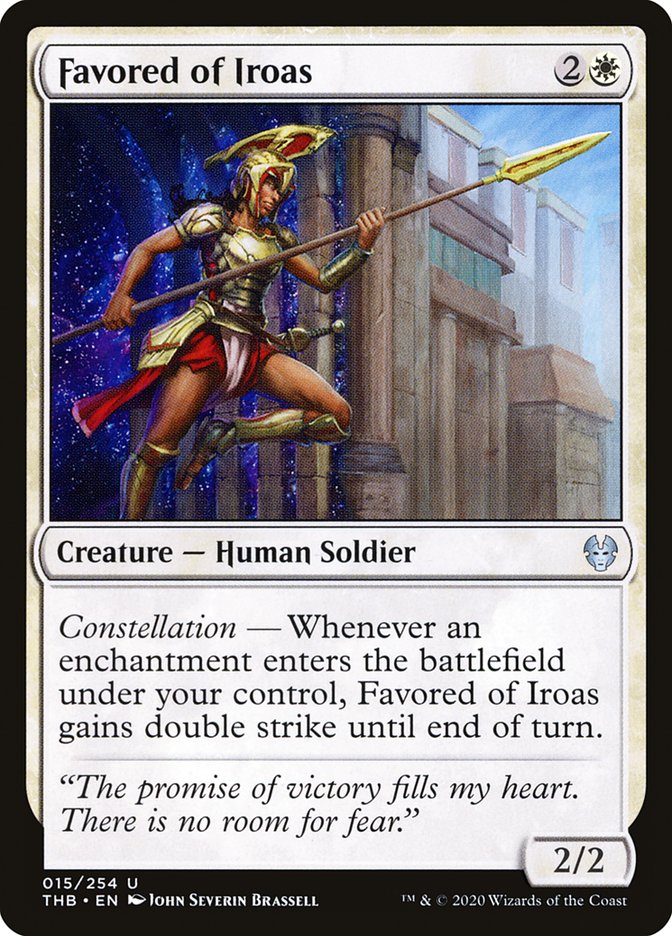 Favored of Iroas [Theros Beyond Death] MTG Single Magic: The Gathering | Red Claw Gaming