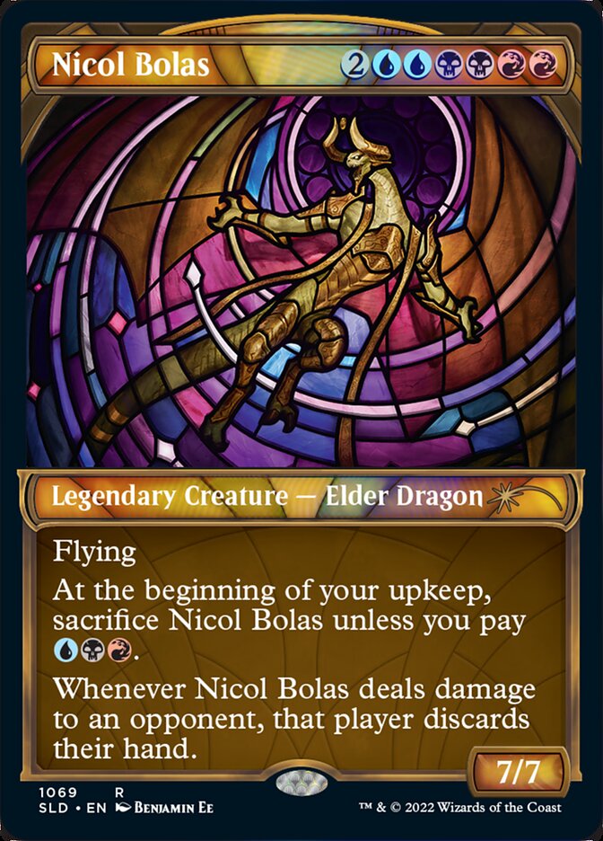 Nicol Bolas (Showcase Textured) [Secret Lair Drop Series] MTG Single Magic: The Gathering | Red Claw Gaming