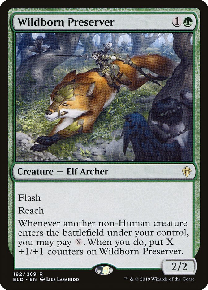 Wildborn Preserver [Throne of Eldraine] MTG Single Magic: The Gathering | Red Claw Gaming