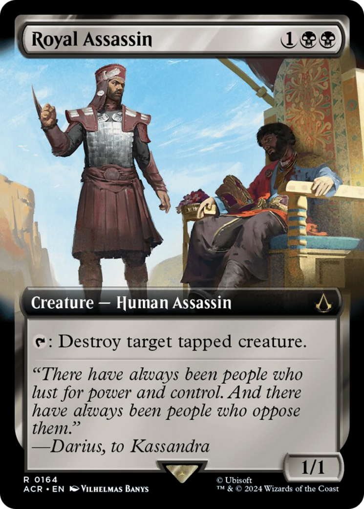 Royal Assassin (Extended Art) [Assassin's Creed] MTG Single Magic: The Gathering | Red Claw Gaming