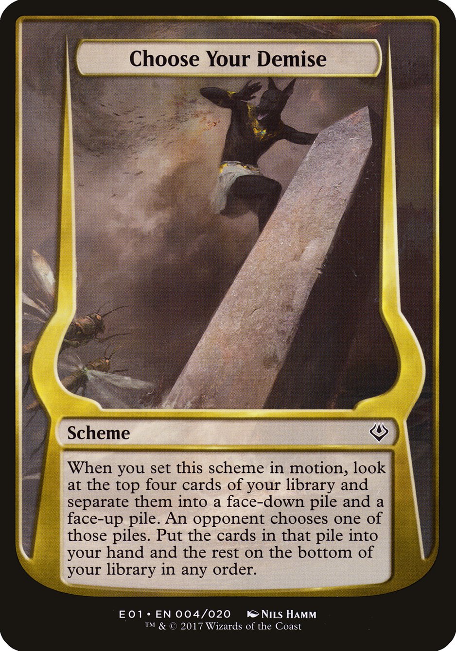 Choose Your Demise (Schemes) [Archenemy: Nicol Bolas Schemes] MTG Single Magic: The Gathering | Red Claw Gaming