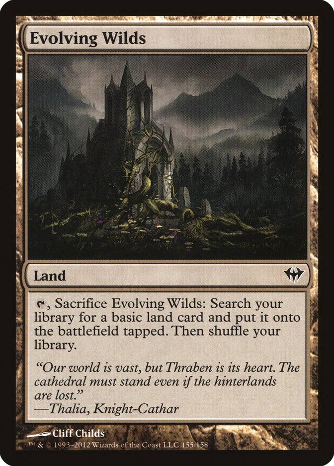Evolving Wilds [Dark Ascension] MTG Single Magic: The Gathering | Red Claw Gaming