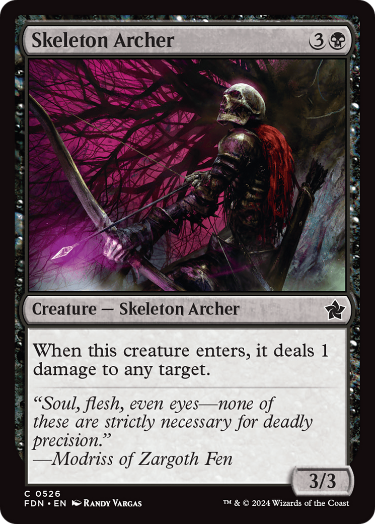 Skeleton Archer [Foundations] MTG Single Magic: The Gathering | Red Claw Gaming