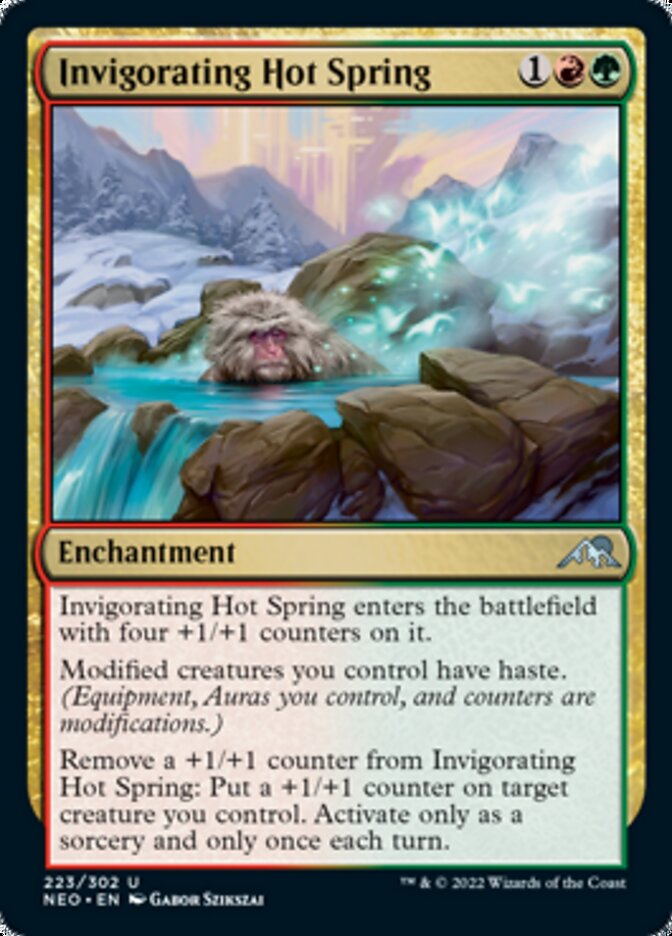 Invigorating Hot Spring [Kamigawa: Neon Dynasty] MTG Single Magic: The Gathering    | Red Claw Gaming