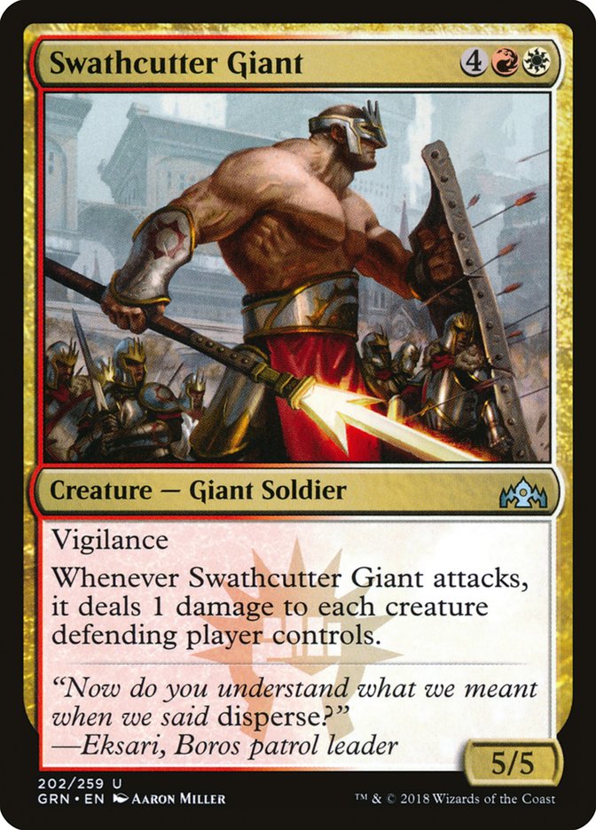 Swathcutter Giant [Guilds of Ravnica] MTG Single Magic: The Gathering | Red Claw Gaming