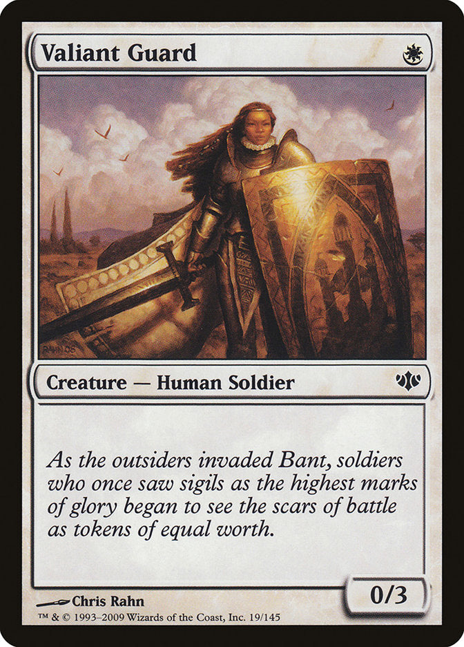 Valiant Guard [Conflux] MTG Single Magic: The Gathering | Red Claw Gaming