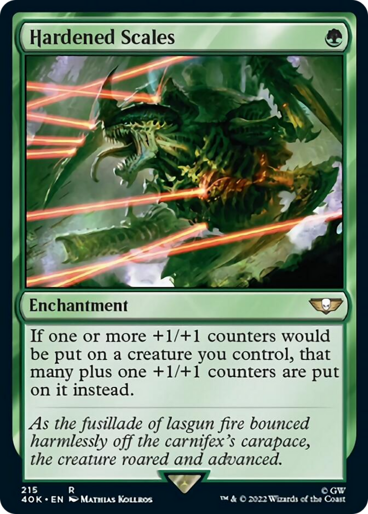 Hardened Scales [Warhammer 40,000] MTG Single Magic: The Gathering | Red Claw Gaming