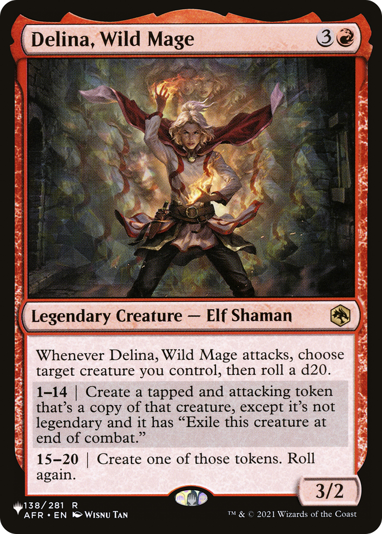 Delina, Wild Mage [The List] | Red Claw Gaming