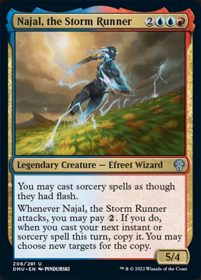 Najal, the Storm Runner [Dominaria United] MTG Single Magic: The Gathering | Red Claw Gaming