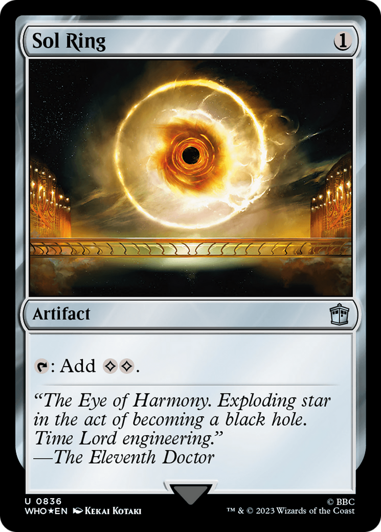 Sol Ring (Surge Foil) [Doctor Who] MTG Single Magic: The Gathering | Red Claw Gaming