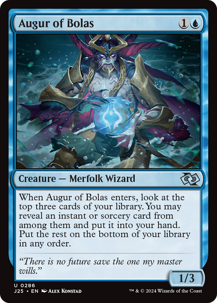 Augur of Bolas [Foundations Jumpstart] MTG Single Magic: The Gathering | Red Claw Gaming