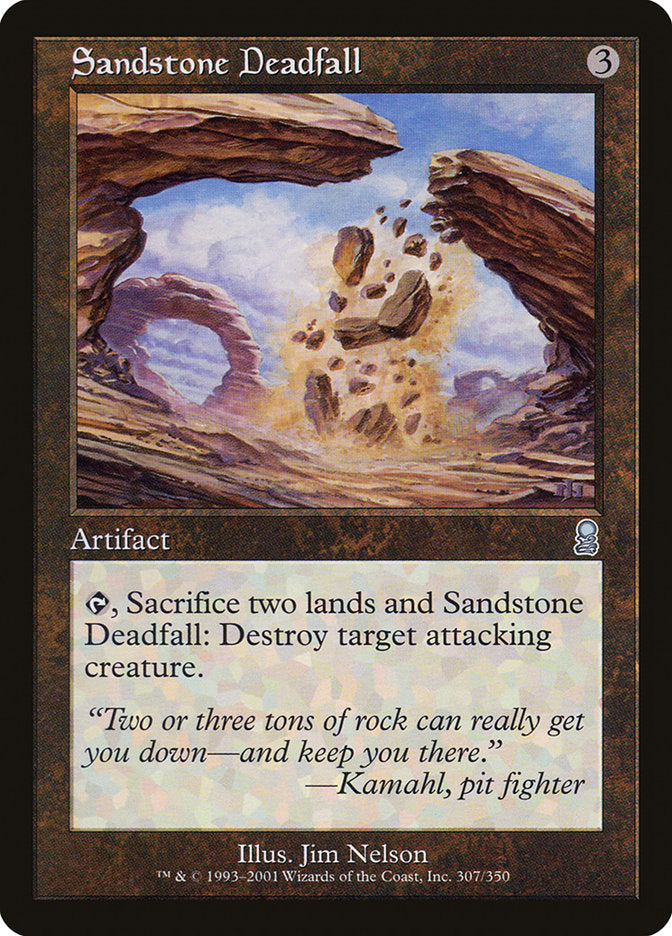 Sandstone Deadfall [Odyssey] MTG Single Magic: The Gathering | Red Claw Gaming