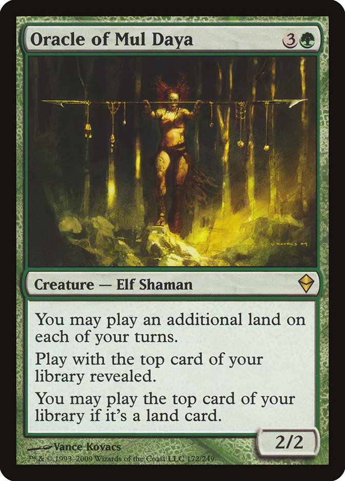 Oracle of Mul Daya [Zendikar] MTG Single Magic: The Gathering | Red Claw Gaming