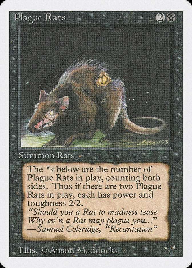 Plague Rats [Revised Edition] MTG Single Magic: The Gathering | Red Claw Gaming