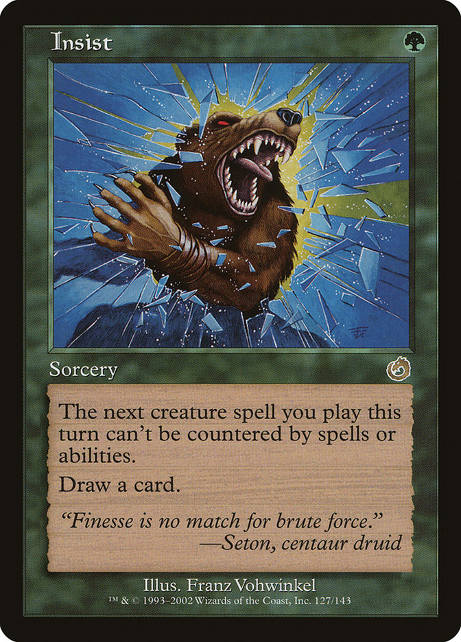 Insist [Torment] MTG Single Magic: The Gathering | Red Claw Gaming