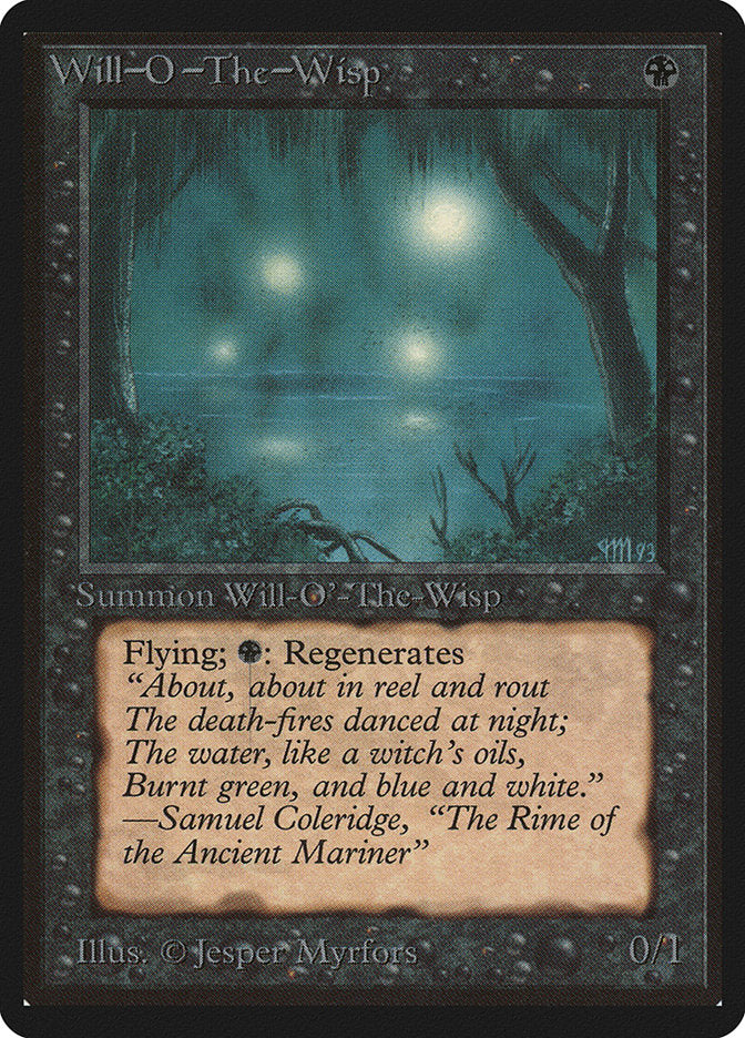 Will-o'-the-Wisp [Beta Edition] MTG Single Magic: The Gathering | Red Claw Gaming