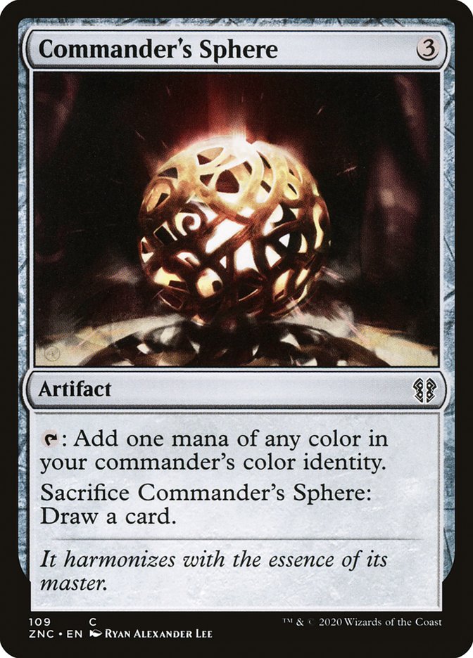 Commander's Sphere [Zendikar Rising Commander] MTG Single Magic: The Gathering | Red Claw Gaming