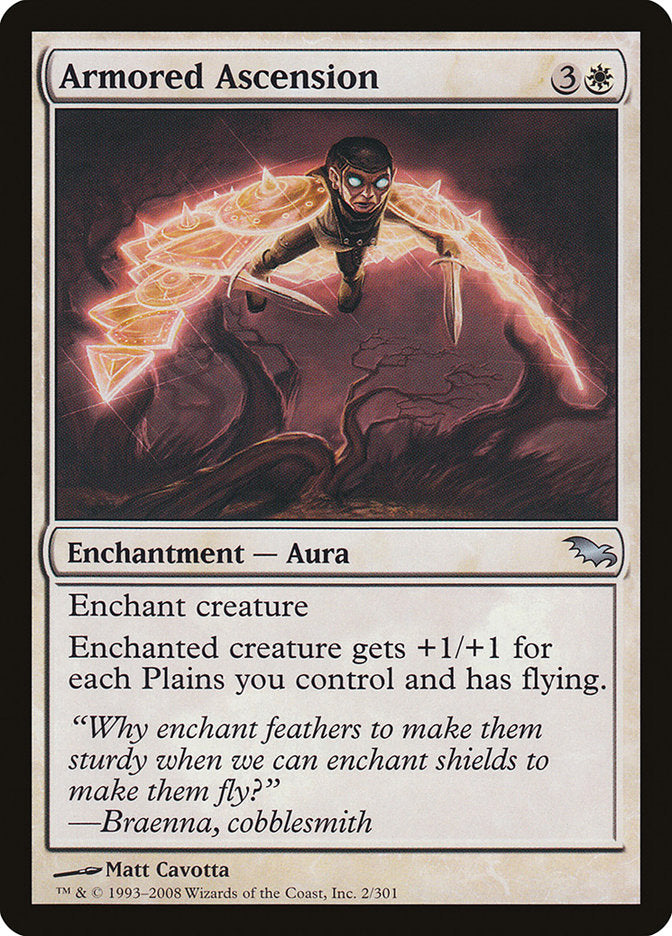 Armored Ascension [Shadowmoor] MTG Single Magic: The Gathering | Red Claw Gaming