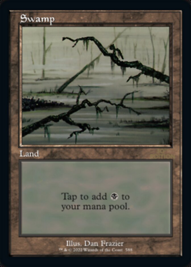 Swamp (Retro) (588) [30th Anniversary Edition] MTG Single Magic: The Gathering | Red Claw Gaming
