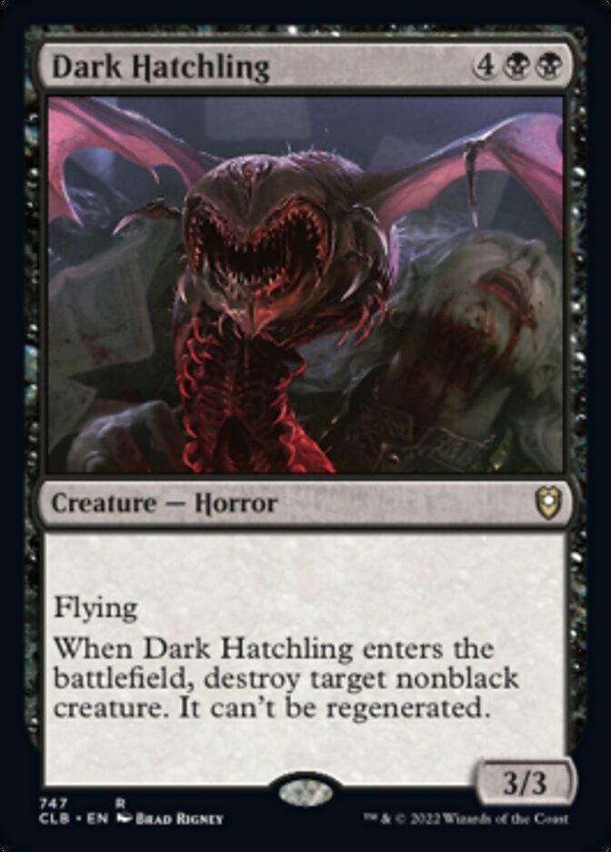 Dark Hatchling [Commander Legends: Battle for Baldur's Gate] MTG Single Magic: The Gathering | Red Claw Gaming