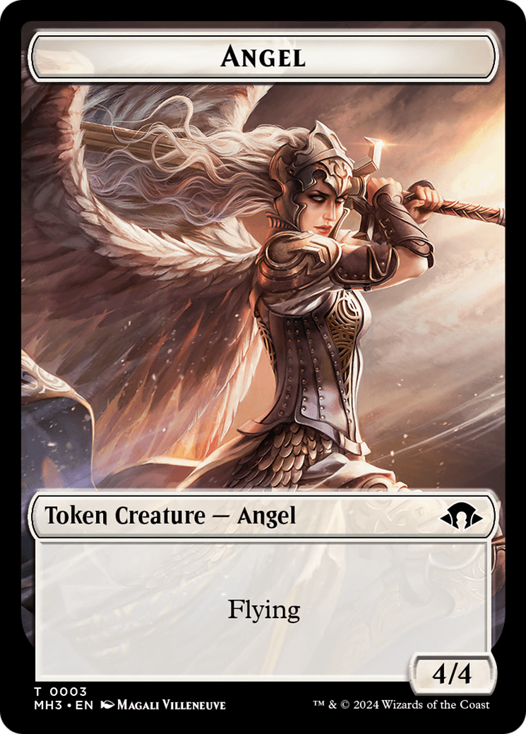 Servo // Angel Double-Sided Token [Modern Horizons 3 Tokens] MTG Single Magic: The Gathering | Red Claw Gaming