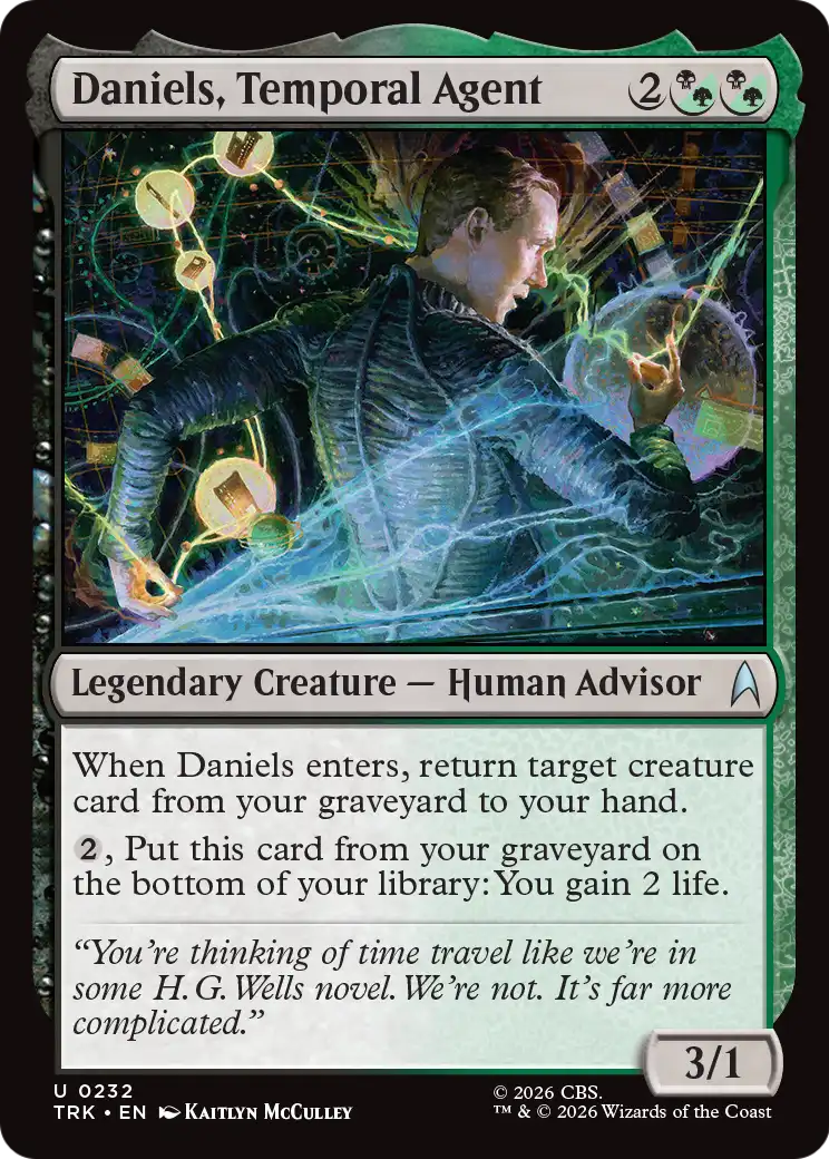 Daniels, Temporal Agent [Star Trek] MTG Single Magic: The Gathering | Red Claw Gaming